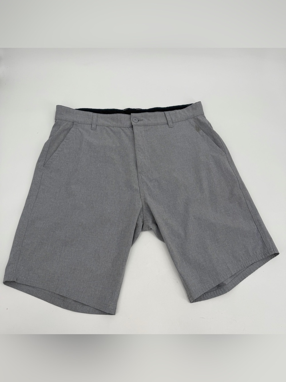 Ron Jon Surf Shop Shorts Mens 38 Hybrid Gray XE9833-RO Beach Casual -spot